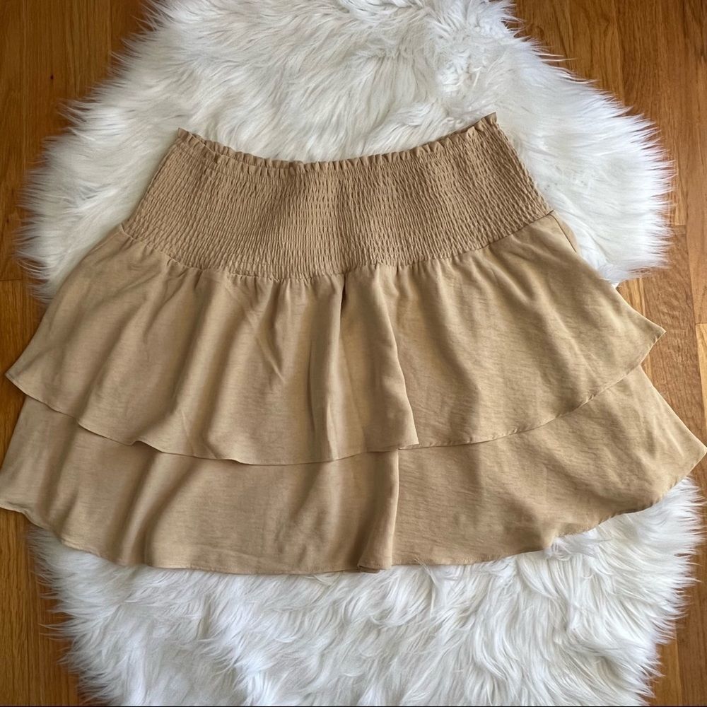 NWT Women’s C Est. 1946 Muted Yellow Skirt Large